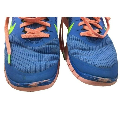 Nike Free 4.0 V3 Womens 11 Blue Lightweight 2013 Running Workout Training Shoes - Picture 8 of 11